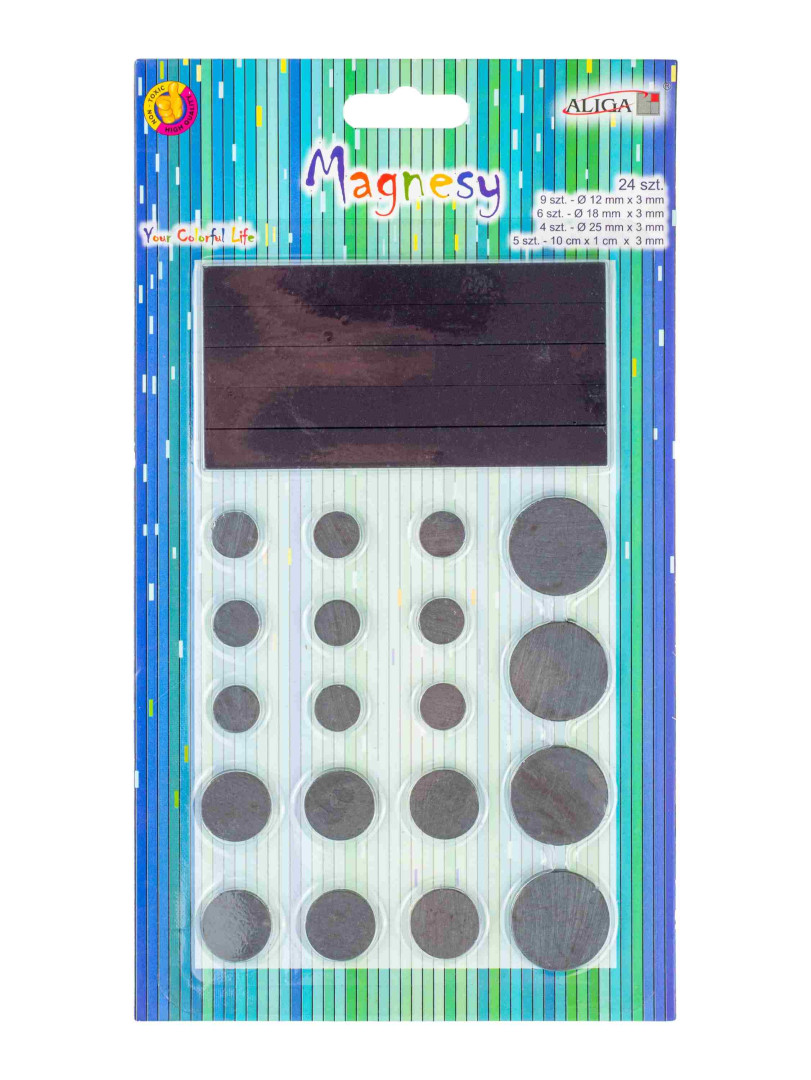 Zestaw magnesów 24szt. MAG-3478 Aliga